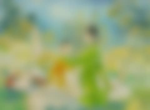 MOTHER AND CHILD IN A GARDEN (preview)