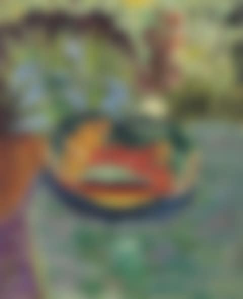 Corbeille de fruits sur une table dans le jardin du Cannet (preview)