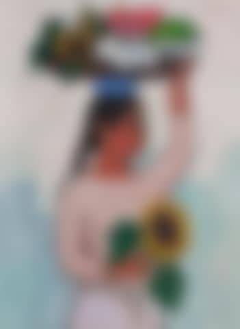 Girl with a Sunflower (preview)