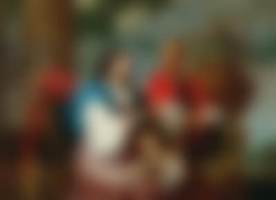 Portrait of a Lady with her daughter and a page (preview)