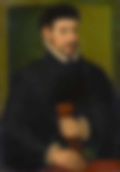 PORTRAIT OF A MAN, HALF-LENGTH, HOLDING A PAIR OF GLOVES AND A SPRIG OF LAUREL LEAVES (preview)