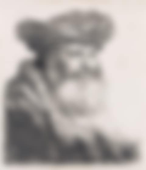 Bearded Man In A Velvet Cap With A Jewel Clasp (preview)