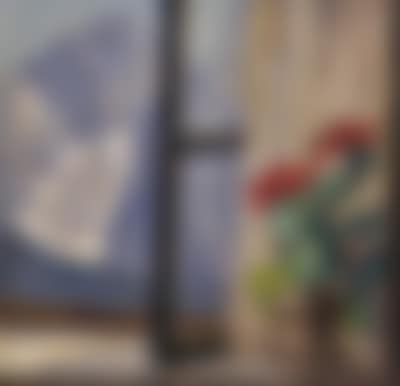 Geranienstock at the window (preview)