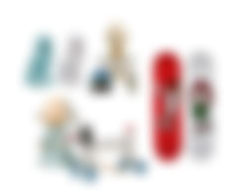 1. The Aomori Dog White & Blue; 2. Dreaming in the Fountain; 3. Pupcup; 4. Mini Mori Girl; 5. The Little Wanderer; 6. My Sweet Dog; & 7. Girl on Top of Skull; Green Dress Girl (preview)
