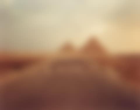 Road Blockade And Pyramids, Egypt (preview)