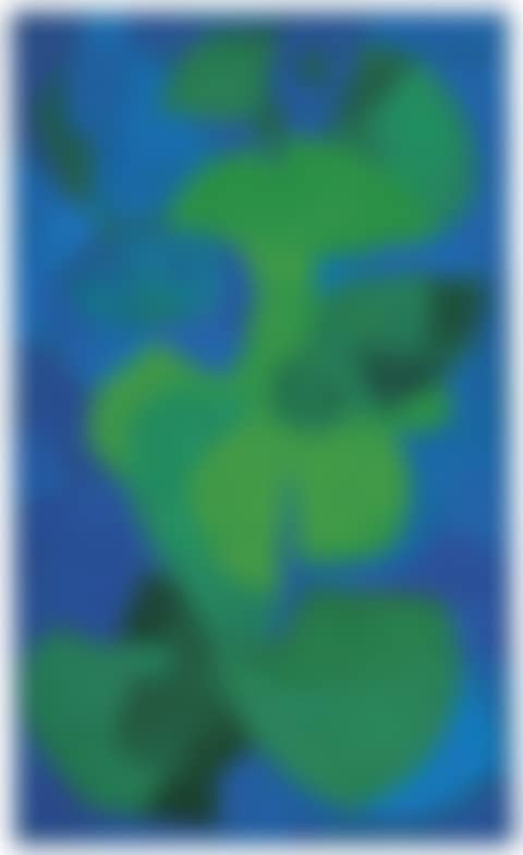 Untitled (Composición en azul y verde) (preview)