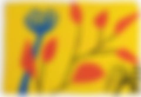 FLOWER ON A YELLOW GROUND (preview)