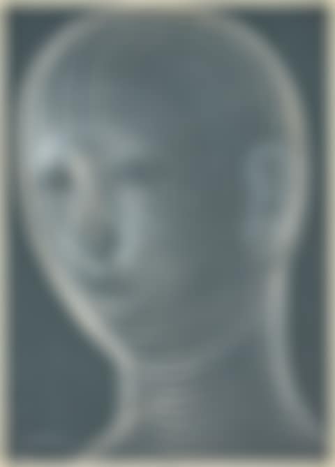 HEAD STUDY, CONCENTRIC CIRCLES (preview)