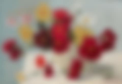 Bouquet of dahlias and zinnias (preview)
