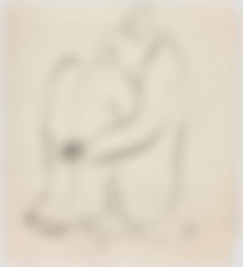 Naked, legs folded (preview)