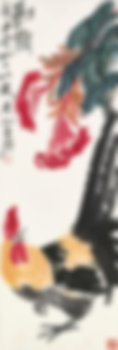 Rooster and Trumpet Flowers (preview)