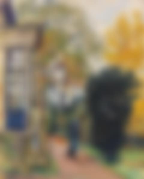 Gärtner vor dem Haus (preview)