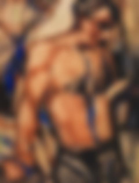 Arbeiter mit nacktem Oberkörper (preview)