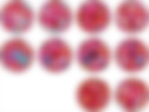 Groping for the Truth; Flowerball (3D) – Turn Red!; Flowerball (3D) – Red, Pink, Blue; Flowerball (3D) – Papyrus; Flowerball (3D) – Blue, Red; Thoughts on Picasso; There is Nothing Eternal in this World. That is Why You are Beautiful; Hey! You! Do You Feel What I Feel?; Flowerball (3D) – Red Ball; and Comprehending the 51st Dimension (preview)