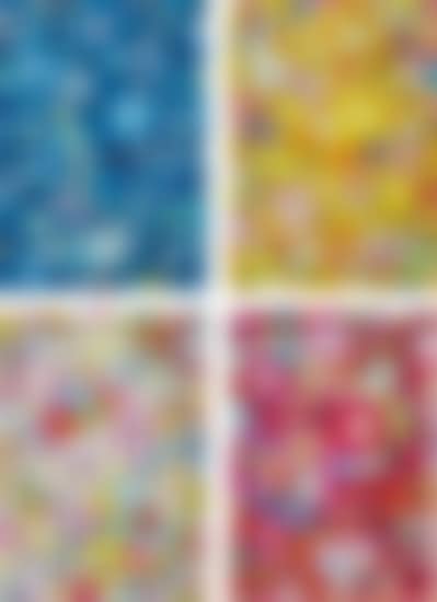 An Homage to IKB, 1957; An homage to Monogold 1960 A; An Homage to Yves Klein, Multicolor A; and An homage to Monopink 1960 A (preview)