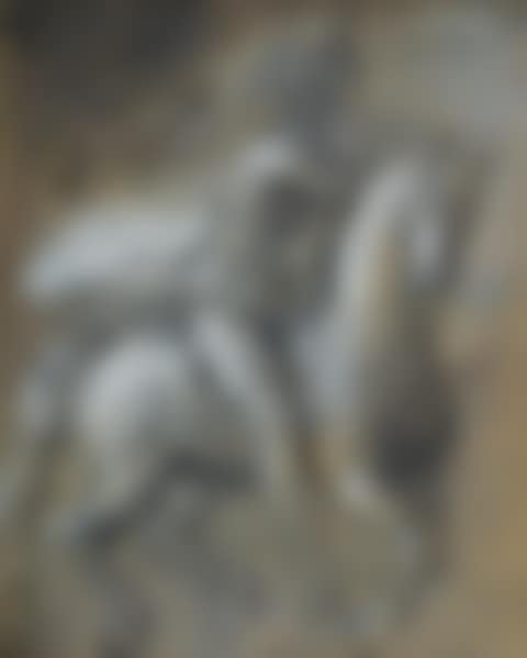 Girl on Merry-Go-Round Horse Facing to Right; Girl Walking (preview)