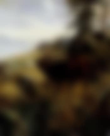 Mountain landscape with stag (preview)