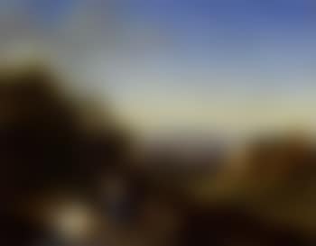Bathers in southern landscape with ruins (preview)
