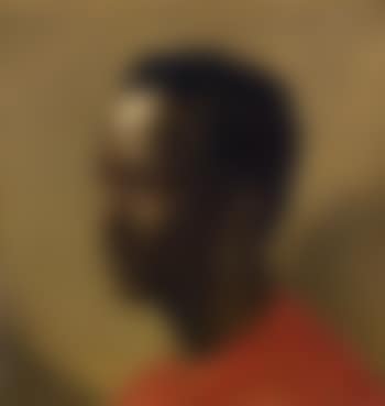 Portrait of a man in a gold embroidered red shirt (preview)