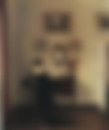Interior scene with the artist's wife seated on chair, sunshine coming through (preview)