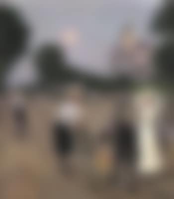 Cyclists at Emilias Kilde - evening at Strandvejen (preview)