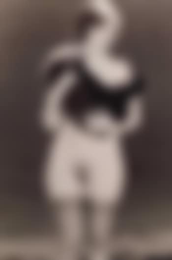 Semi nude with fur wrap (preview)