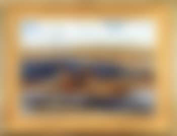 Marshy landscape with geese (preview)