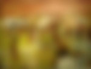 Beach scene with figures and sun umbrellas (preview)