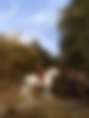 Cavaliers au bord d'une mare (preview)
