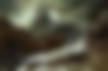 Stag in a midnight winter landscape (preview)