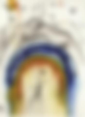 Femme nue sur arc-en-ciel (preview)
