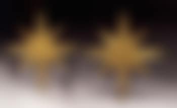 Paire de chenets aux etoiles (preview)