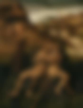 Venus and Mars in a river landscape with Vulcan labouring in his forge (preview)