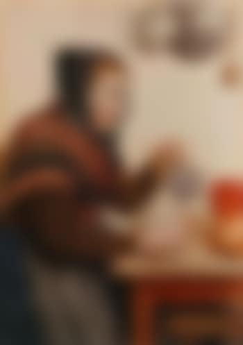 Grandmother with coffee (preview)