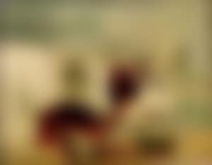 Sketch of two cows looking over a rail fence (preview)