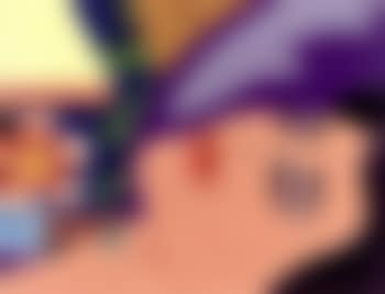 Study for bedroom face with purple pillow (preview)