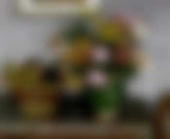Corbeille de fruits, vase de fleurs (preview)