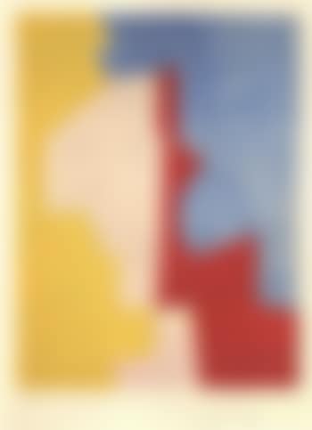 Composition in yellow, red and blue (preview)