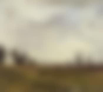 Danish landscape with cattle and milkmaid in meadow (preview)