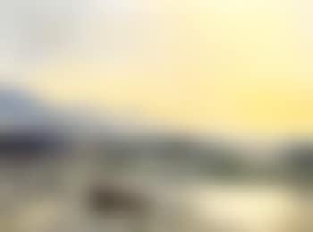 Lakeside scene, early morning, with fishing boats landing (preview)