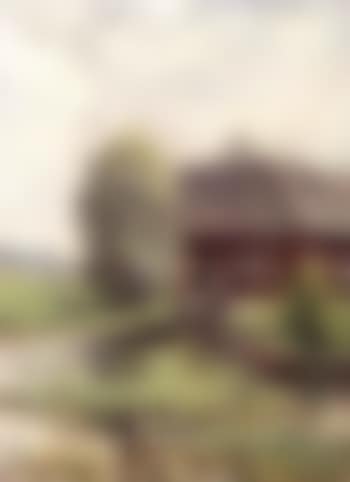 Summer landscape with boy fishing (preview)