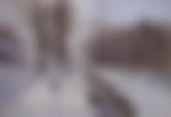 Winter landscape with figures (preview)