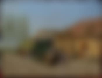 Stage-coach station with stage-coach and figures (preview)