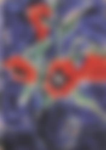 Poppy in a glass vase (preview)
