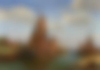 Harbour scene with boats (preview)