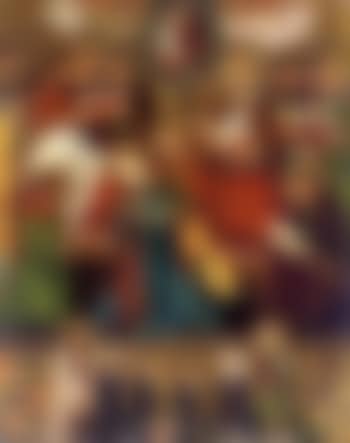 Scenes from the Life of the Virgin with donors and their patron saints (preview)