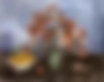 Bouquet de fleurs et assiette de fruits (preview)