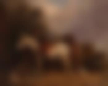 Figures on a beach, with ponies and fishing boats (preview)