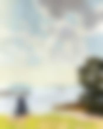 Birch tree and clouds (preview)