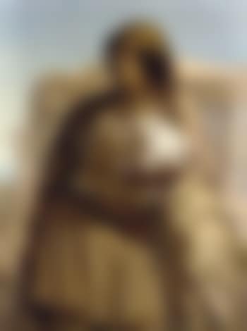 Shepherd boy standing before the Parthenon (preview)